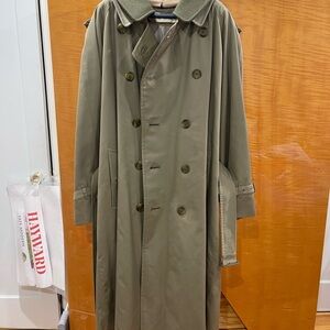 Burberry Men's Khaki Trench Coat